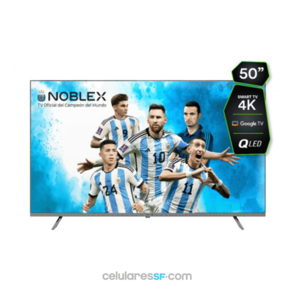 SMART TV NOBLEX 50" - PREMIUM QLED 4K - BLACK SERIES - Con Google TV