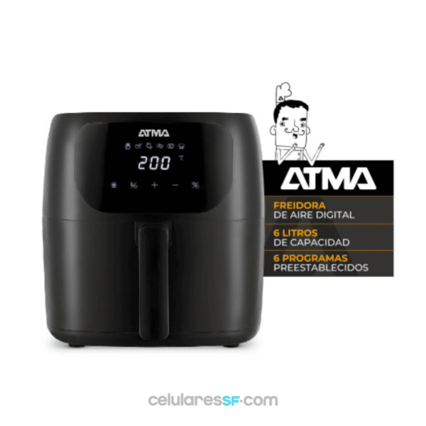FREIDORA DE AIRE ATMA 6.5Lt.