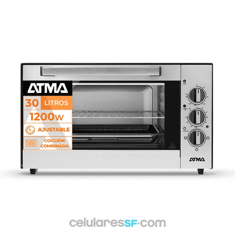 HORNO ELÉCTRICO GRILL ATMA - 30l - 1200W - 94HG3021