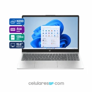 NOTEBOOK HP 15 - INTEL N200 - 4GB RAM - 128Gb UFS - 15.6'' - W11.
