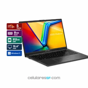 NOTEBOOK ASUS E1504FA-AS52 - R5-7520U - 8GB RAM - 512Gb SSD - 15.6'' FHD - W11.