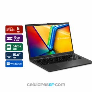 NOTEBOOK ASUS E1504FA-WS51 - RYZEN 5 40 - 8GB RAM - 512GB SSD - 15.6''