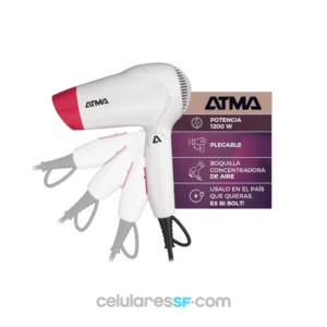 SECADOR DE PELO PLEGABLE ATMA SHINE TRAVEL - SP8905p