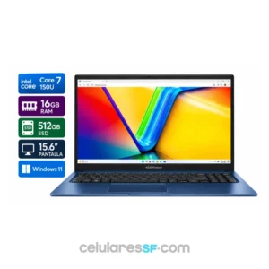 NOTEBOOK ASUS VIVOBOOK X1504VA - i7-150U - 16GB RAM - 512GB SSD - 15.6'' FHD - W11
