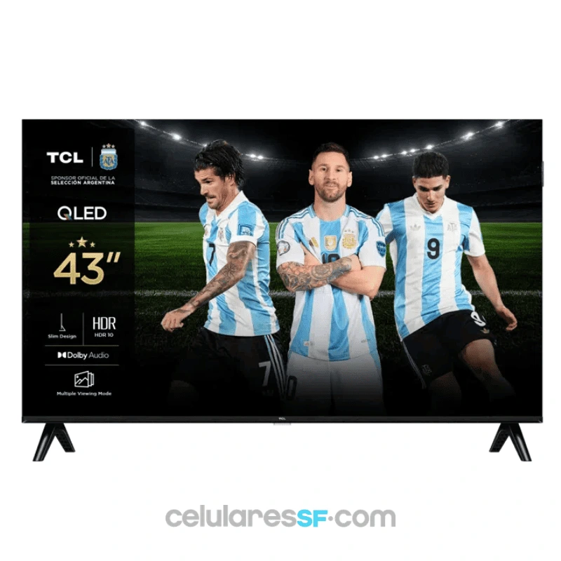 SMART TV TCL 43S5K - 43" - QLED - FULL HD - GOOGLE TV - HDr10