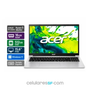 NOTEBOOK ACER ASPIRE RYZEN 5 5625U - 16Gb RAM - 512GB SSD - 15.6'' FHD - W11 - TECLADO ESPAÑOL