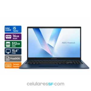 NOTEBOOK ASUS X1504VA - i5-120U - 16GB - 512GB SSD - 15,6'' FHD - FREEDOS - TECLADO ESPAÑOL